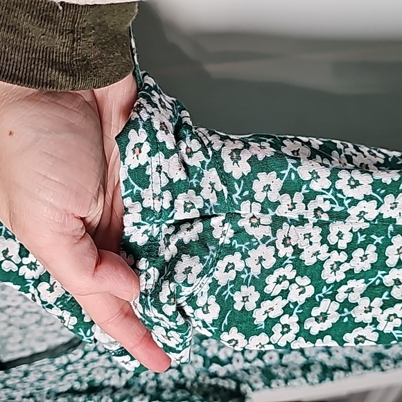 Lucky Brand XL green floral tshirt - Picture 7 of 10